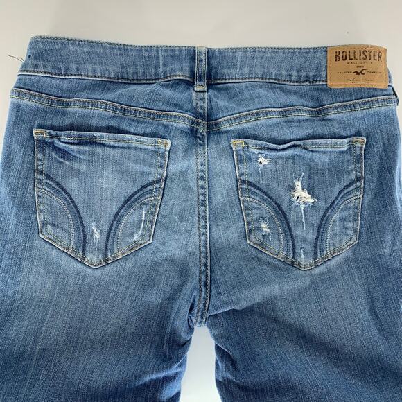 Hollister Denim - Hollister Low Rise Skinny Womens Jeans Size 7R Distressed